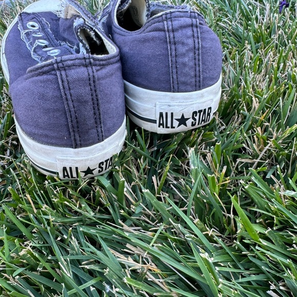 NO LACES faded black CONVERSE 😎cute 🖤classic 🖤comfy 🖤convenient 🖤unisex 😎 - Picture 6 of 9